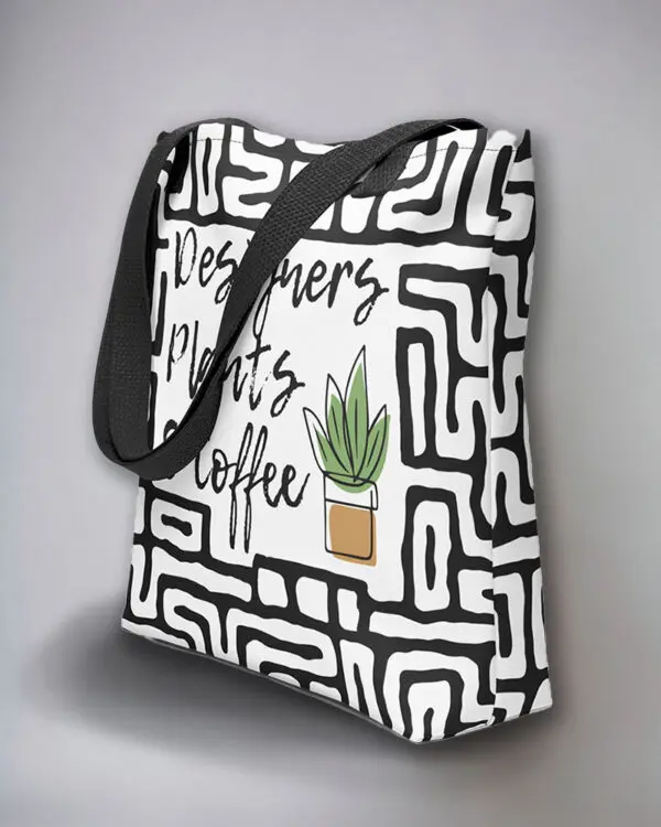 Designers Plants and Coffee Tote bag