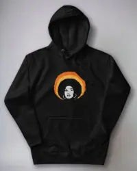 Power in the Afro Hoodie Black