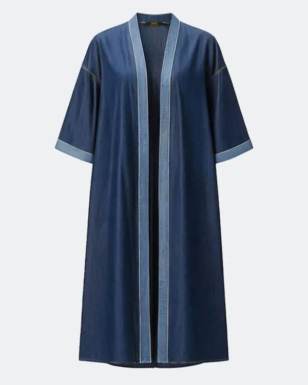 nura kimono denim front