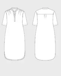 mumina shirt dress B+W