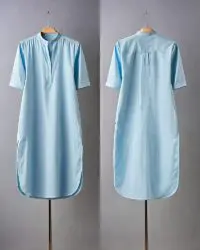 mumina shirt dress blue