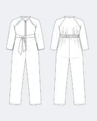Suad jumpsuit b+w