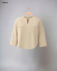 Amira top sewing pattern view B