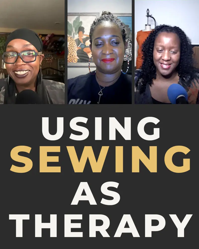 Sewing as therapy