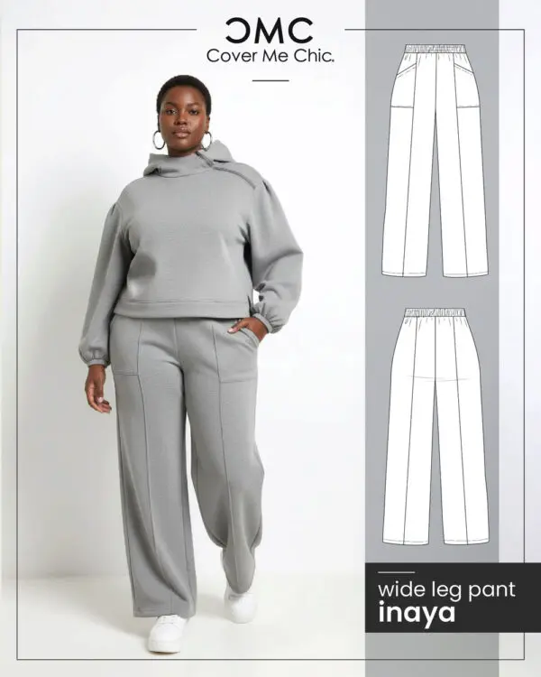 inaya wide leg pant sewing pattern
