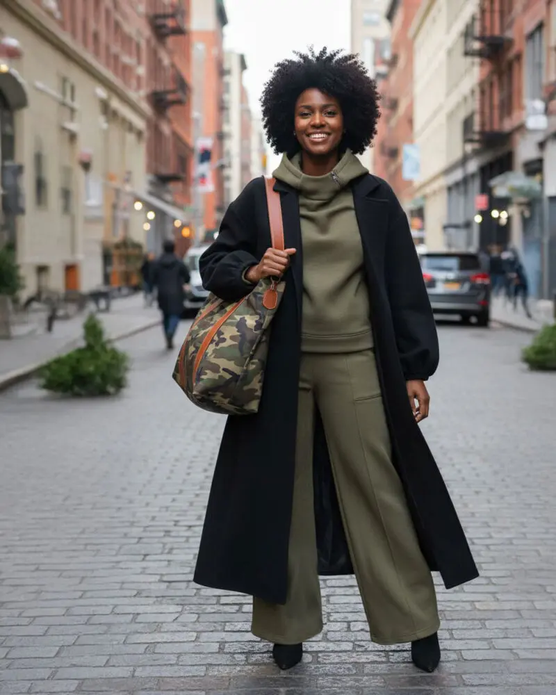 Sabrin hoodie and Inaya wide leg pant fleece set sewing patterns