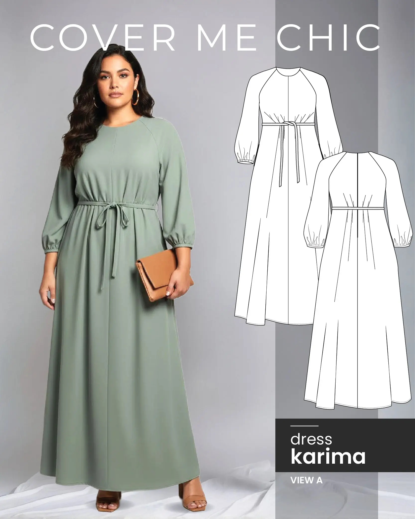 karima maxi dress sewing pattern