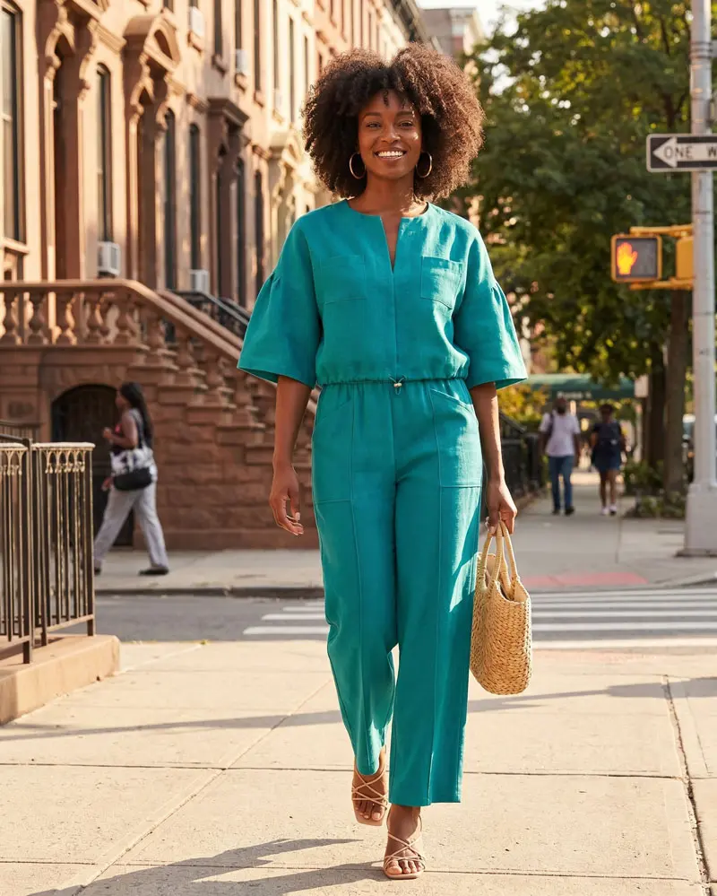 beginner friendly sewing patterns the iman top and inaya pant