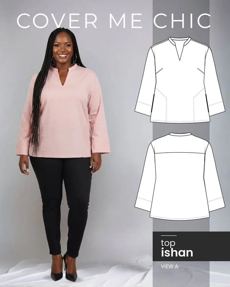 ishan top sewing pattern