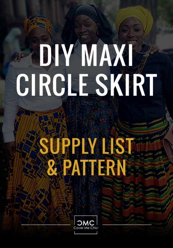 maxi circle skirt
