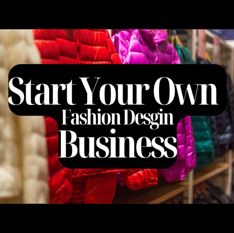 start your fashion business