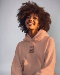 Cover Me Chic Logo Embroidered Hoodie Dusty Rose