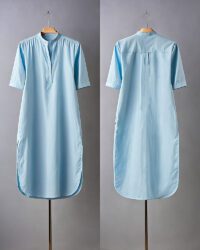 mumina shirt dress blue