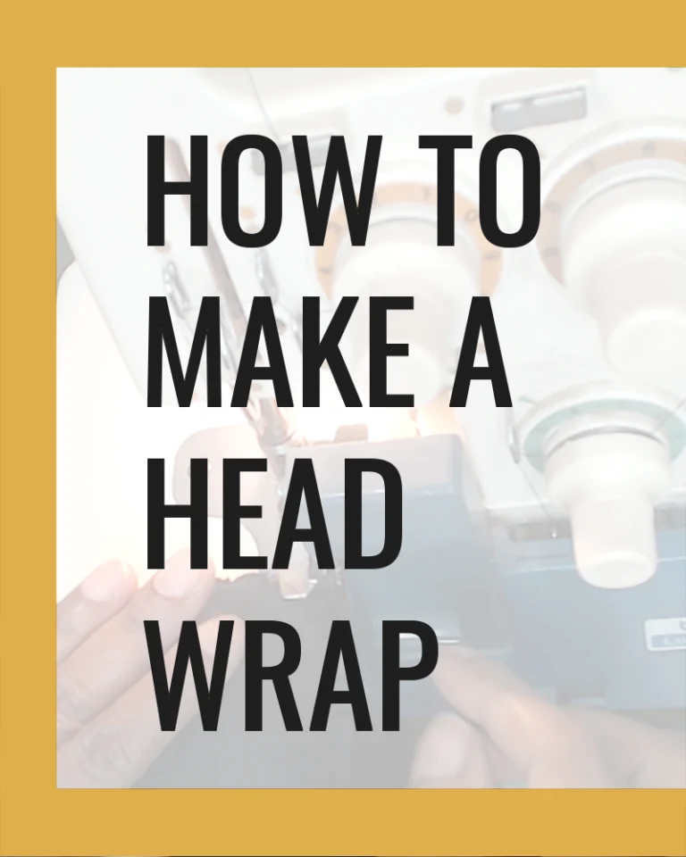 how to make a head wrap