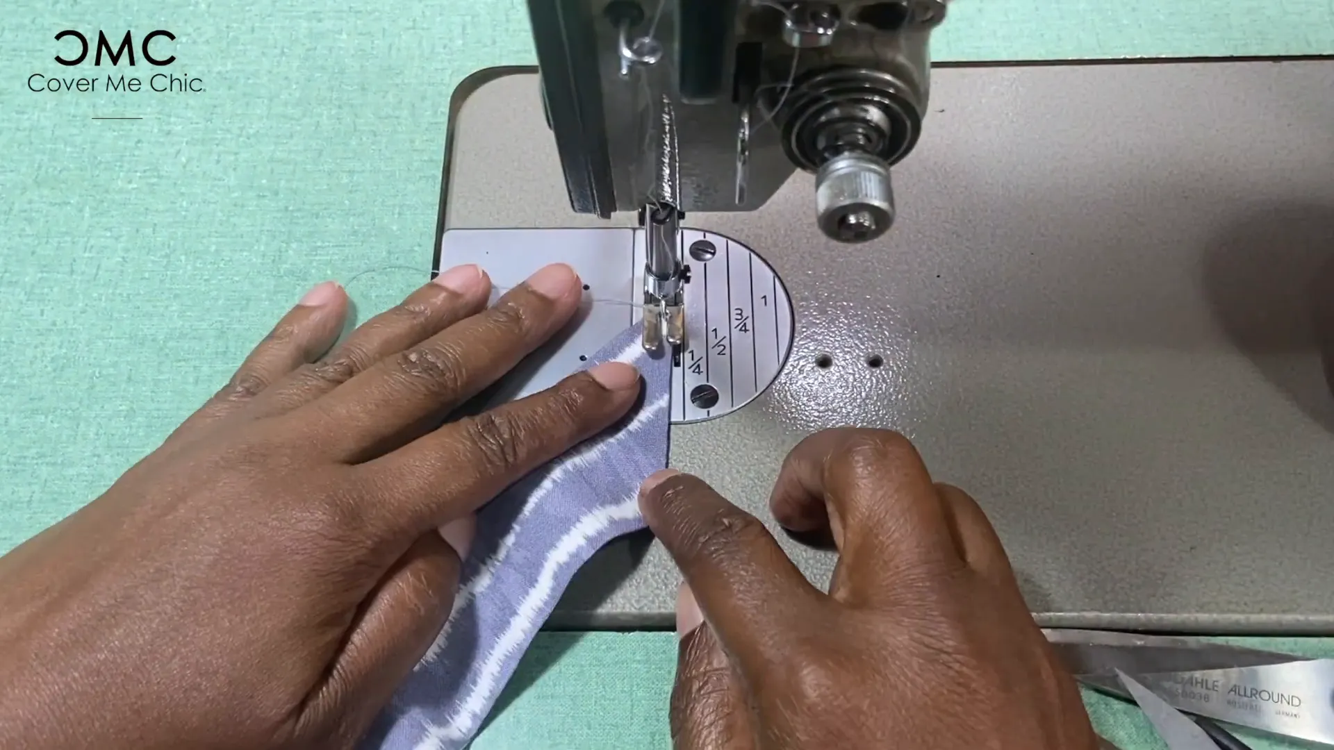 Sewing belt and attaching belt loops