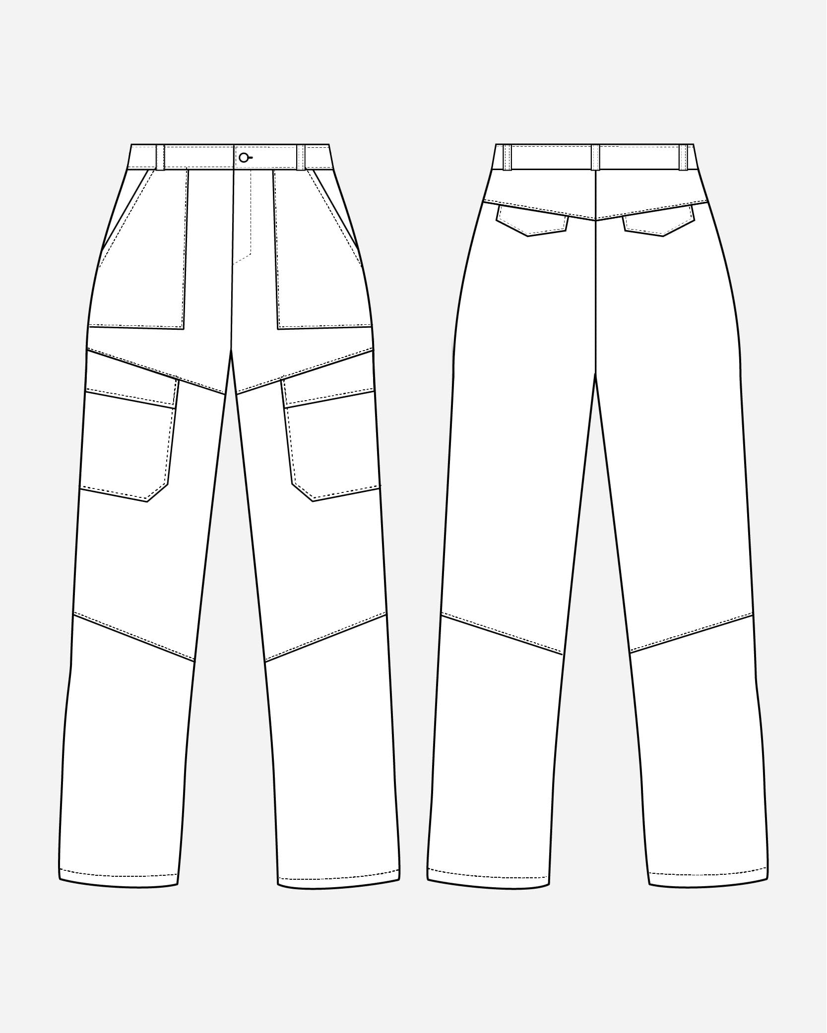 Adira Cargo Pant PDF Sewing Pattern | Cover Me Chic
